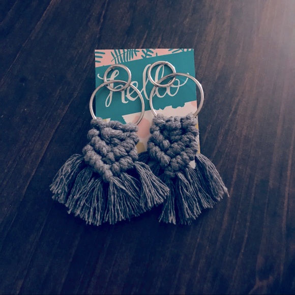 Handmade w/L♥️VE🆕Silver Double Looped 3mm Macrame - Picture 12 of 16